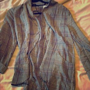 Plaid never worn blazer